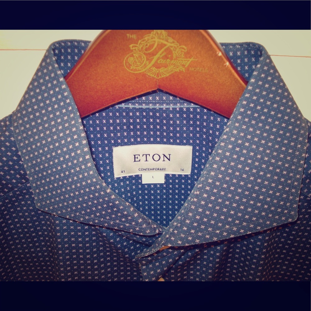 ETON Contemporary Fit Poplin 16 41
